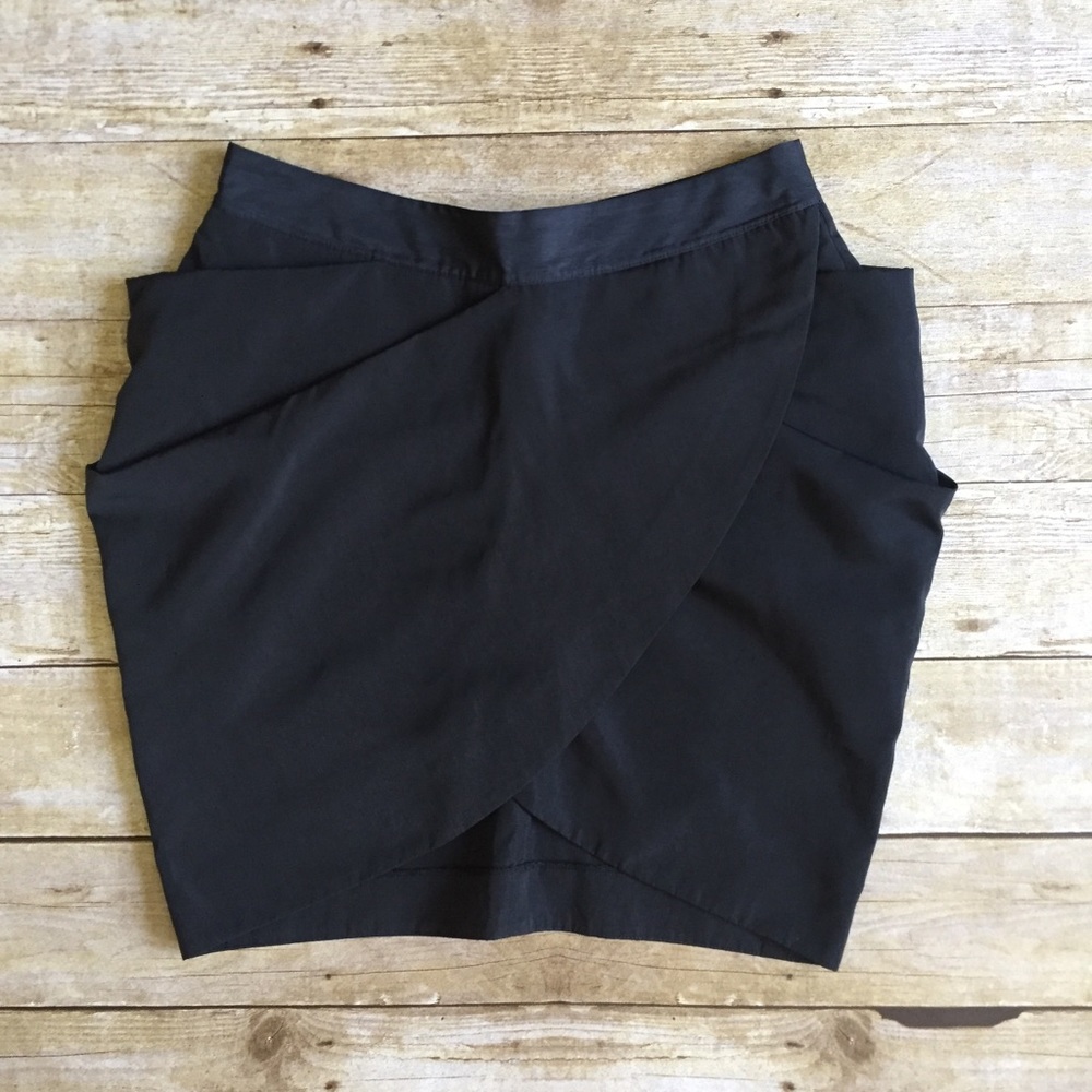 Leith Metal Gray Skirt  4